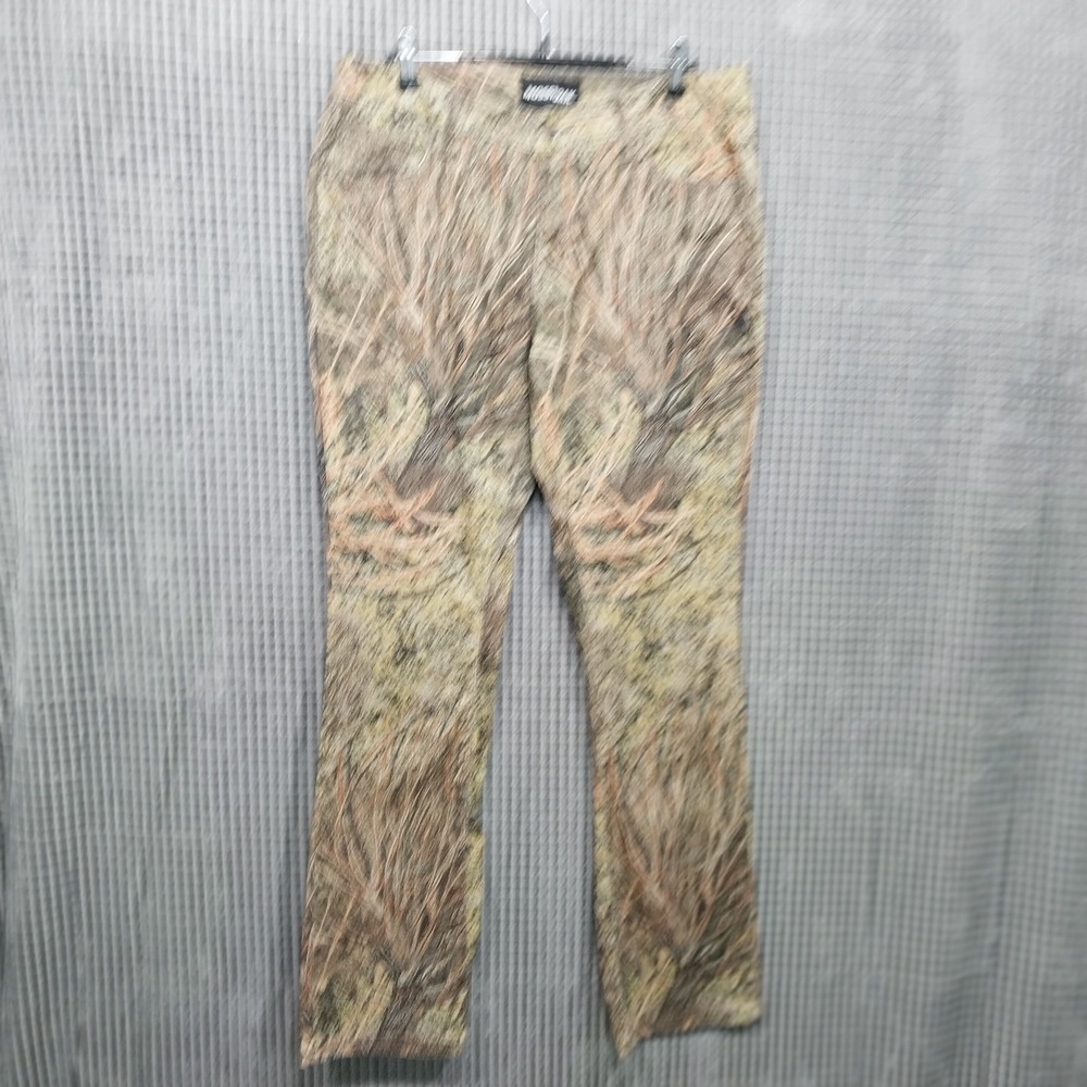 Mossy Oak Camo Pants Womens Brush Pattern Stretch Straight Leg 10 Camouflage